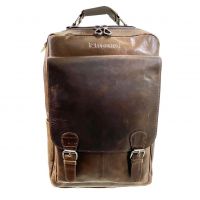 Рюкзак кожаный Fuzhiniao 7336 brown