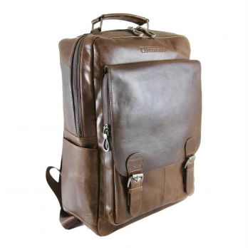 Рюкзак кожаный Fuzhiniao 7336 brown