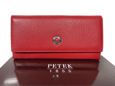 Кошелек женский кожаный Petek 8081 red