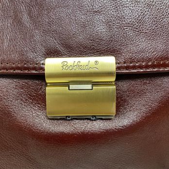 Портфель мужской кожаный RockFeld 2429 Brown
