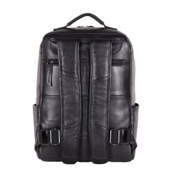 Рюкзак мужской кожаный Zinixs 3918 black