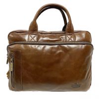 Сумка-портфель кожаная ZNIXS 0991 brown