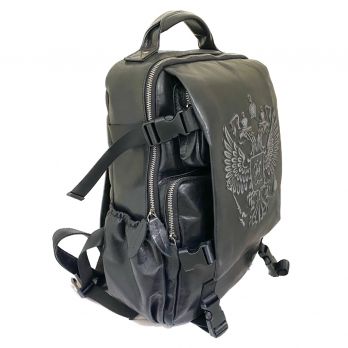 Рюкзак кожаный NN 2460 Black