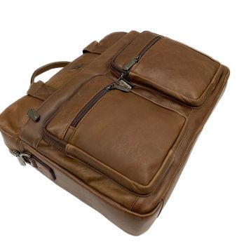 Cумка портфель кожаная ZNIXS 0333 brown