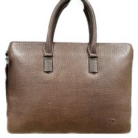 Сумка портфель кожаная H.T. leather 1694-1-2 Brown
