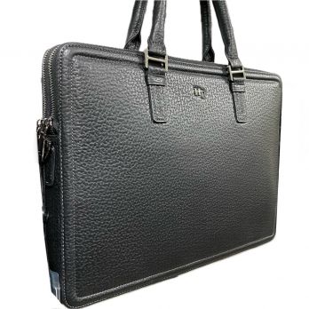 Сумка портфель кожаная H-T leather 1714-1 Black.jpeg