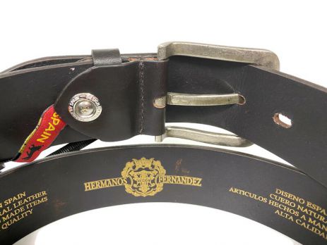 Ремень кожаный бренд Hermanos Fernandez 2612