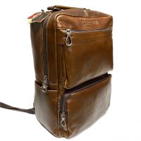 Рюкзак кожаный Fuzhiniao 7332G brown