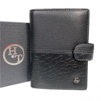 Кошелёк мужской кожаный H-T leather 208-L3104-5 Black