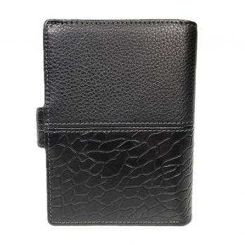 Кошелёк мужской кожаный H-T leather 208-L3104-5 Black