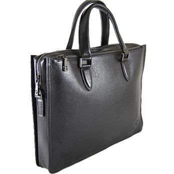 Сумка портфель кожаная H-T leather 2058-1 Black.jpeg