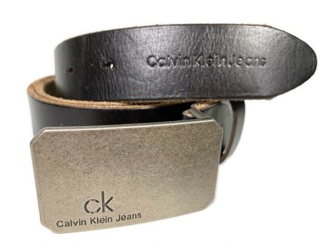 Ремень кожаный бренд Calvin K jeans 2835.jpeg