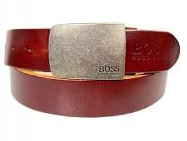 Ремень кожаный бренд Boss 2836_0