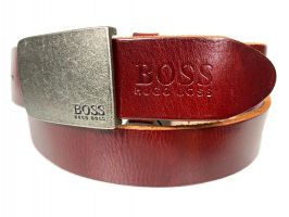 Ремень кожаный бренд Boss 2836_1