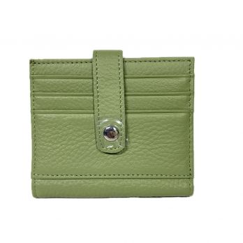 Кошелёк-картхолдер кожаный VerMari 0660 Light Green.jpeg