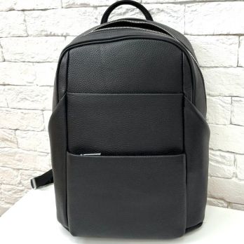 Рюкзак мужской кожаный NN 2868 black