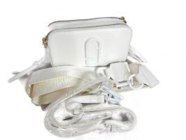 Кожаная женская сумочка кроссбоди Marc Jacobs 9636 WHITE_0