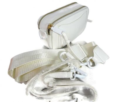 Кожаная женская сумочка кроссбоди Marc Jacobs 9636 WHITE