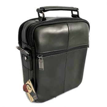 Кожаная мужская сумка Fuzhiniao 336 black