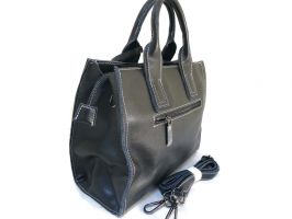 Женская кожаная сумка Black_1