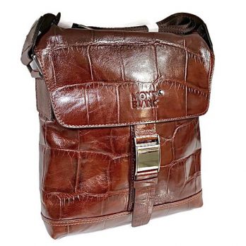 Мужская кожаная сумка Montblanc 97-80001-2 brown