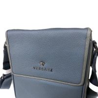 Мужская кожаная сумка брендовая Vr Blue 390_6