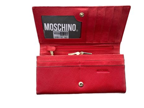 Кошелёк женский кожаный Moschino 397 red