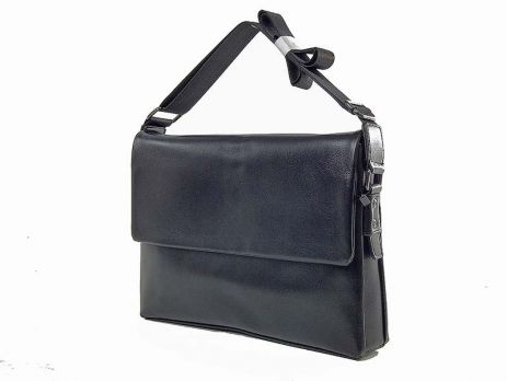Кожаная мужская сумка 1806-2-168 Black