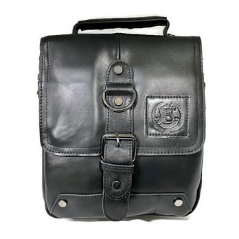 Мужская кожаная сумка Fuzhinino 99211 black