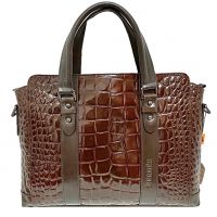 Портфель-сумка кожаная Hermes 8013-1 brown