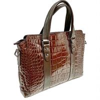 Портфель-сумка кожаная Hermes 8013-1 brown_1