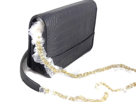Женская сумочка на плечо Chanel (шанель) 8017 Black