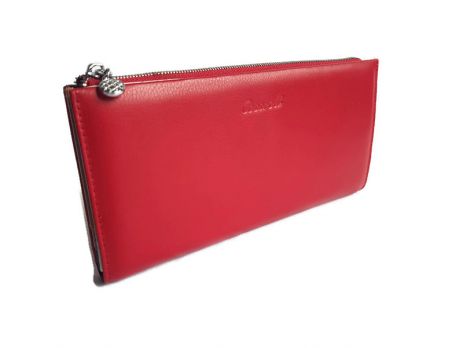 Кожаный женский кошелек Cossroll 12-9701 Красный
