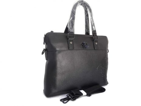 Кожаная деловая сумка Versace (Версачи)