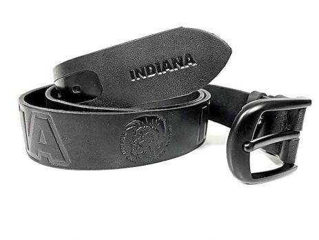 Ремень кожаный Indiana 675 (Индиана) black