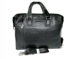 Мужская кожаная деловая сумка Heanbag 66314H Black_0