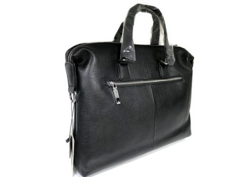 Мужская кожаная деловая сумка Heanbag 66314H Black