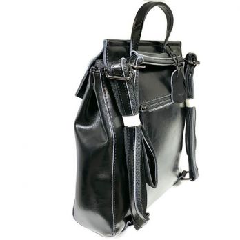 Рюкзак женский кожаный NN 3206 Black