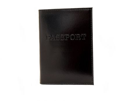 Обложка на паспорт Черный глянец